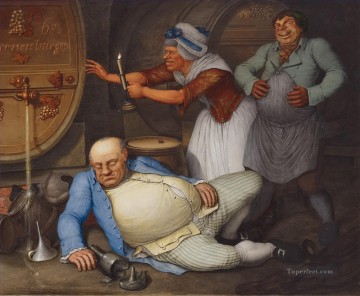  Manuel Pintura - Caricatura de Der Saufer 1804 Georg Emanuel Opiz